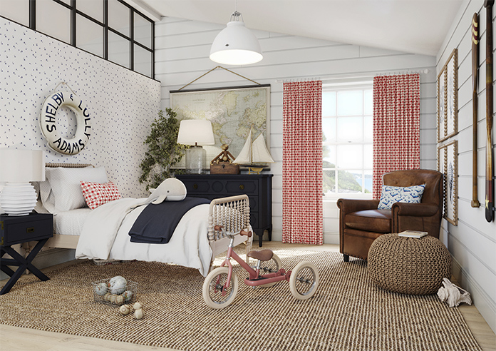 Whaley Great, Gingham Star Regatta - Made to Measure Curtains - Image 7